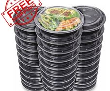 NEW | [Pack of 30] Reusable Meal Prep Containers with Airtight Lids - Meal Prep Containers - Suitable for Dishwasher
