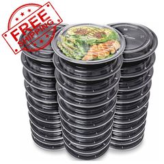 NEW | [Pack of 30] Reusable Meal Prep Containers with Airtight Lids - Meal Prep Containers - Suitable for Dishwasher