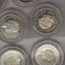Great Britain Silver Proof 1984 1999 2007 2005 2004 2006 2003 1999 2002 1 Pound Silver Coins in Original Capsules Image 9