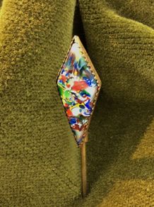 Hat Pin Enamelled