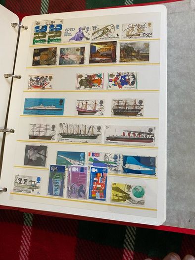 2 vintage stamp books