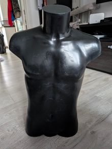Male torso mannequin