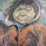 6 Vintage Framed Dorothy Francis Inuit Prints,  Eskimo Image 4