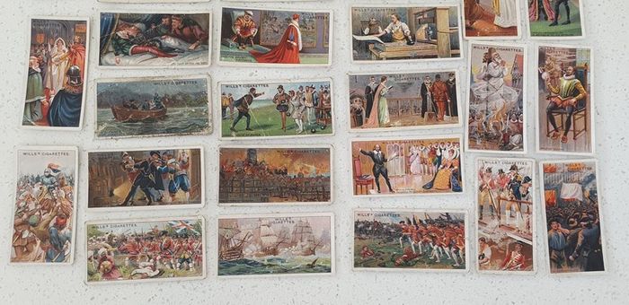 Vintage Cigarette Cards Historic Events by WD and HO WILLS