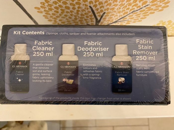 Guardsman fabric care kit "sealed, new"