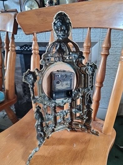 Brass effect clock