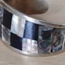 Mixed lot 3 bracelets 1x 925 silver glass bead, 1x Mexican Alpaca bangle (damaged) & 1x Britanny tourist crest bracelet FREEPOST Image 9