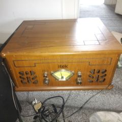 4 in one sound system vinyl cassette CD radio