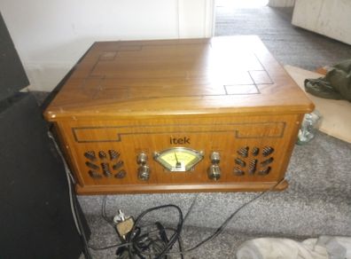 4 in one sound system vinyl cassette CD radio