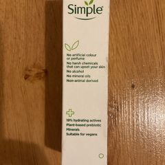 Simple Hydrating Booster for Dry and Sensitive Skin Brand New