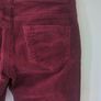 Wine colour ladies cords Image 5