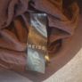 Reiss Men's XL 1/4 Zip Sweater Jumper Brown 100% Extra Fine Merino Wool Image 4