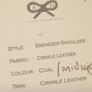Anna Hindmarch Midnight & black bag Image 2