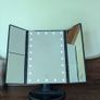 Tri-fold LED make up mirror Image 2