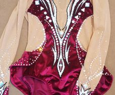 Rhythmic gymnastics leotard