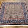 Beautiful Persian Moud Square Rug and Matching Runner Rug Carpet Image 9