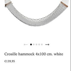 New in packaging Crosille hammock by Lene Bjerre