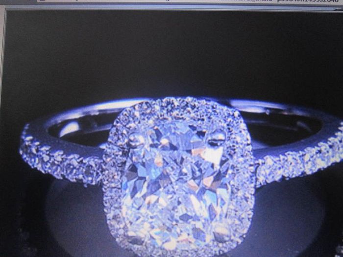 Sterling Silver Halo Style Ring