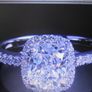 Sterling Silver Halo Style Ring Image 2