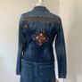 Denim embellished jacket. Size S Image 4