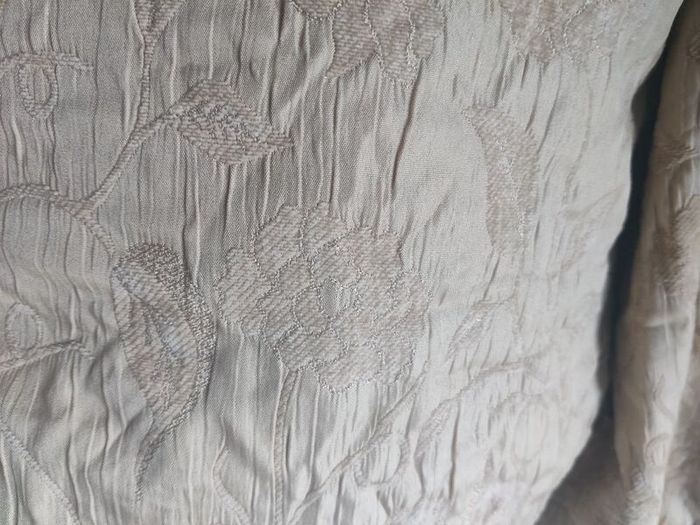 Made to measure French pleated fully lined very heavy curtains