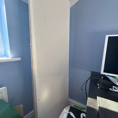 Ikea Malm Glass top white 160x48 cm