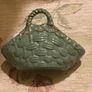 Vintage ceramic basket with cat Image 3