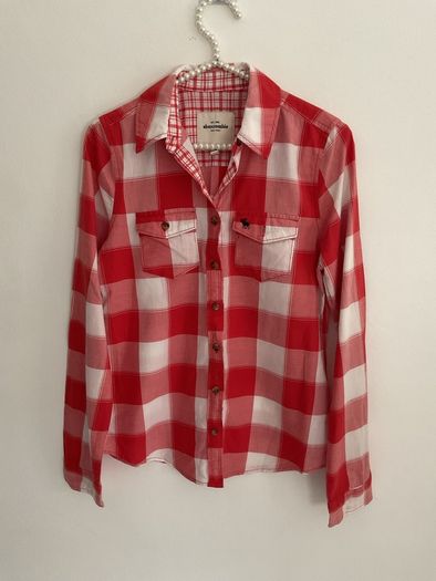 Abercrombie xl kids check shirt.  Fit small adult