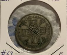 British Florin 1936 (50% Silver)