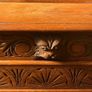 Antique Carved Oak Hallstand. Image 2