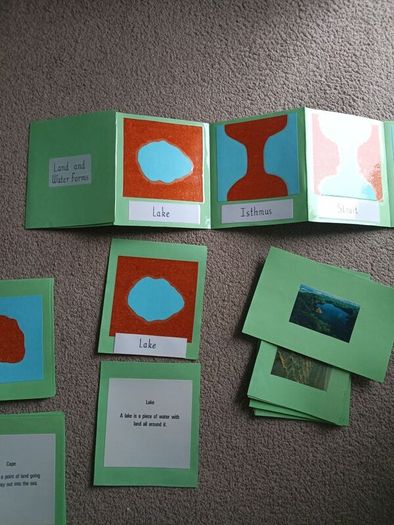 Montessori Land and Water Forms