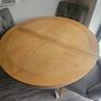 110cm-145cm Grey Extendable Round Dining Table Image 4