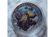 Austria 3 Euro Base Metals Uncirculated Coin 2022 - Blue-ringed octopus - Luminous Marine Life