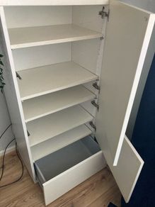 IKEA Besta shelf with two doors and one drawer