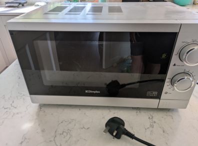microwave and air fryer