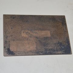 Antique Miss Adams Orwell Bank Rathgar Dublin Copper Printing Plate