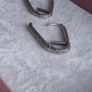 Pandora ME extended pave link earrings,very good condition fully hallmarked Image 3