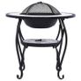 Mosaic Fire Pit Table Blue and White 68 cm Ceramic Image 6