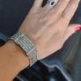 Stunning Dolce &Gabbana diamonte watch with face flap. Image 2