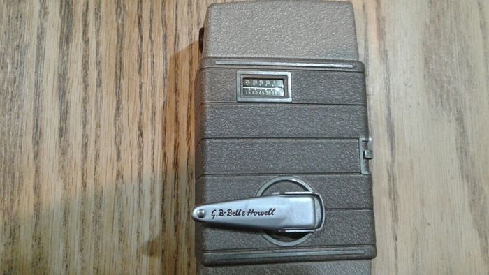 Bell and Howell movie camera