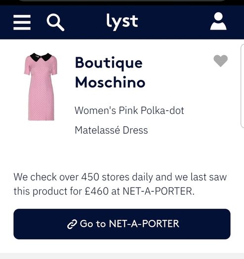 Moschino Pink Polka Runway Dress