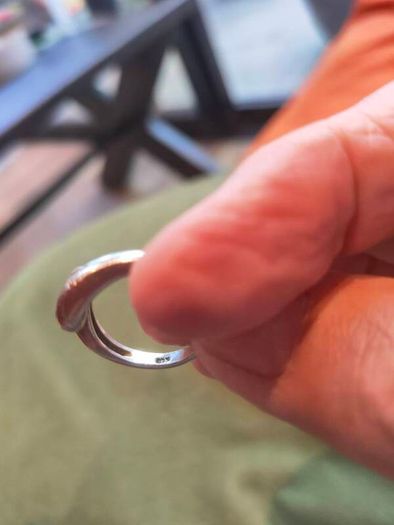 ladies vintage silver ring