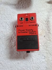 Guitar effect pedal.