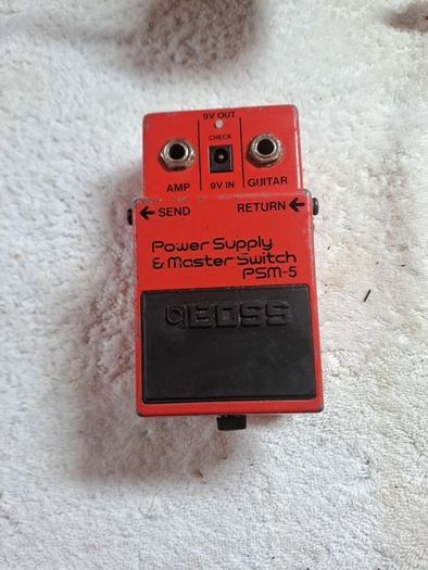Guitar effect pedal.