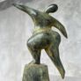Off Balanced Lady (30cm) - Patinated Bronze Image 7