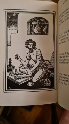 Rubalyat Of Omar Khayyam Done Into English By Edward Fitzgerald With Illustrations By Marjorie Anderson. Hardback In Good Condition.