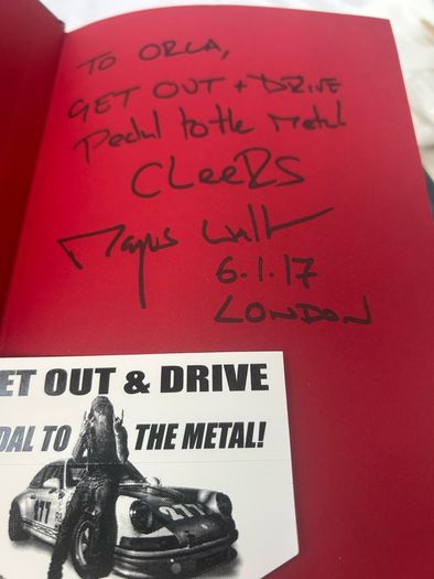 SIGNED Magnus Walker Urban Outlaw First Edition 2017 HB Porsche