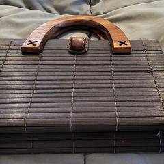 Small wooden bag