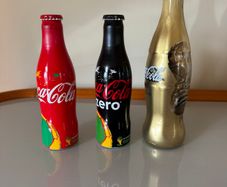 Unopened Coca Cola World Cup limited edition bottles