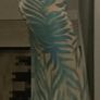 Mesh panel mermaid hem cami sequin dress gown Image 8